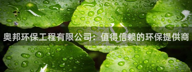 彩名堂不能用了吗：奥邦环保工程有限公