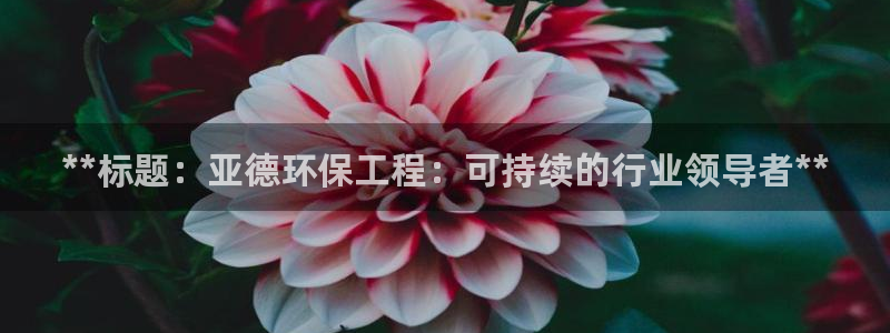 彩名堂使用方法：**标题：亚德环保工