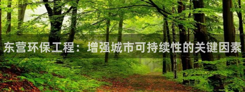 彩名堂首页：东营环保工程：增强城市可