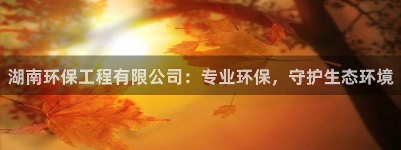 彩名堂移动客户端怎么下载：湖南环保工