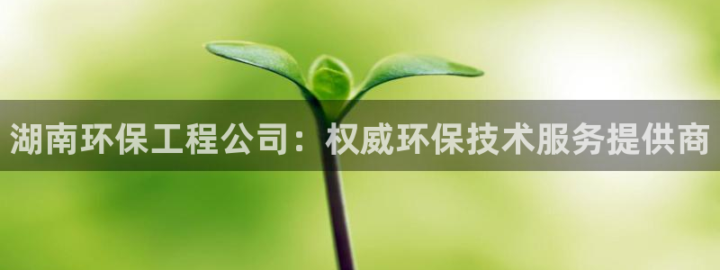 彩名堂官方下载地址：湖南环保工程公司
