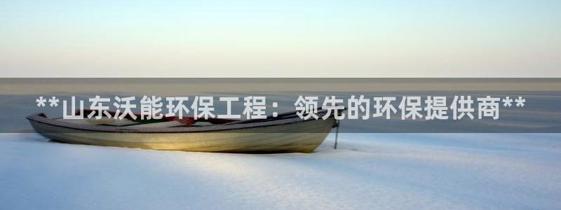 彩名堂计划官方客服：**山东沃能环保