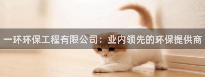 彩名堂手机客户端官网：一环环保工程有